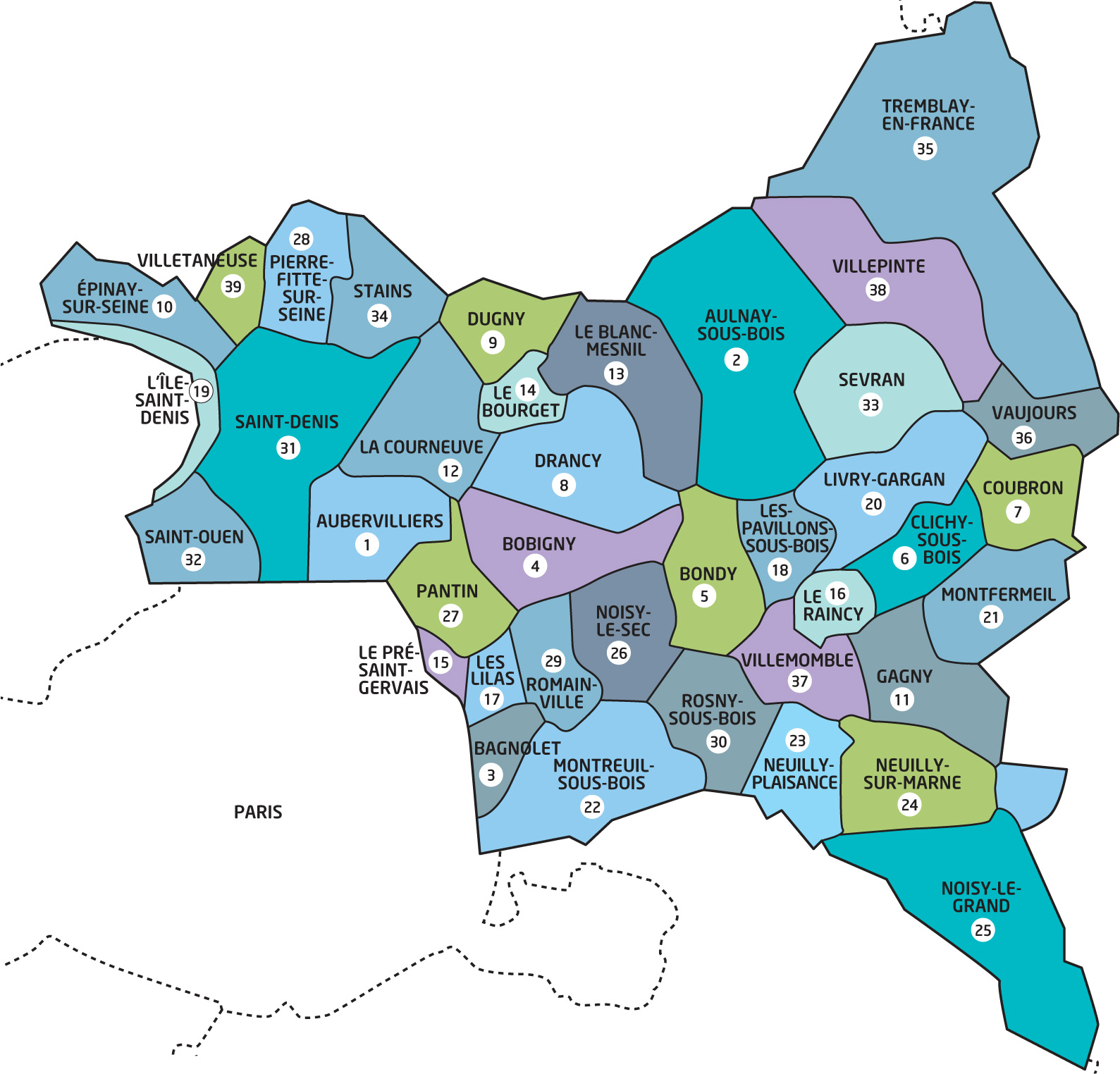 93 seine saint denis plan